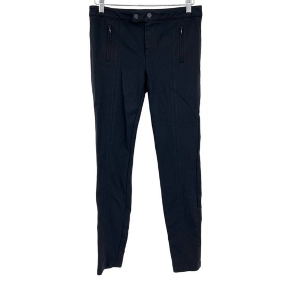 Vince black career comfort pants zip and button closure pockets size 10